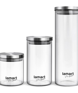 Klaasist säilituspurkide komplekt Lamart LT6025 ..