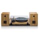Hi-Fi vinüülplaadimängija väliste kõlaritega Lenco LS500OK, puit