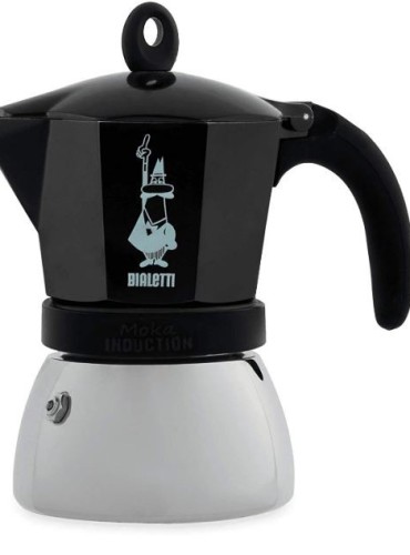 Espressokann Bialetti Moka 6 tassile induktsioonpliidile must