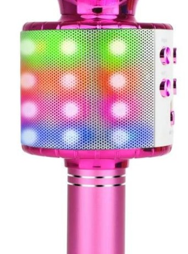 Karaokemikrofon kõlariga Manta MIC21PKL, roosa