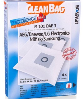 Tolmukotid CleanBag M 101 DAE 3 Scanpart 2682222101 (4 tk + 1 filter)
