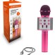 Karaokemikrofon kõlariga Manta MIC11PK, roosa