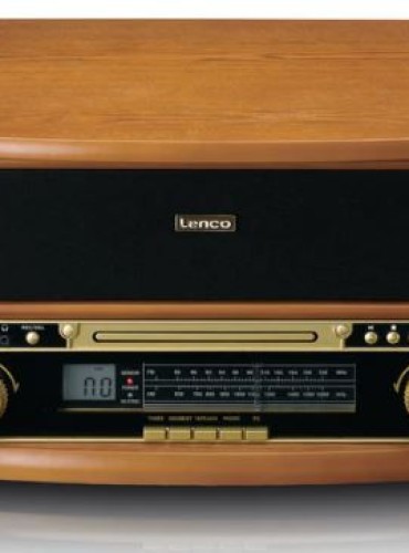 Retro-muusikakeskus vinüülplaadi- ja kassetimängijaga Lenco TCD2551WD