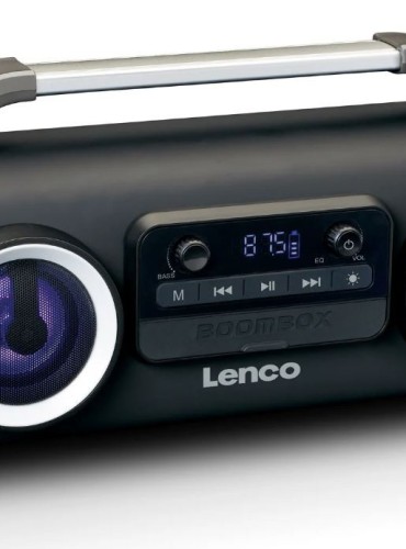 Bluetooth kõlar Lenco SPR100BK, black