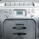 CD-raadio kassetimängijaga Lenco SCD420SI, hõbedane