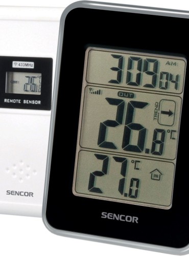 Välise anduriga termomeeter Sencor SWS25BS, must