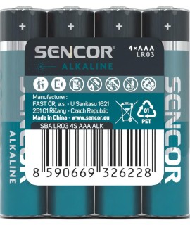 Patareid Sencor SBALR034S AAA, 4 tk
