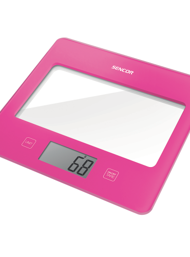 Värviline köögikaal klaaspinnaga Sencor SKS5028RS, roosa