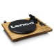 Hi-Fi vinüülplaadimängija väliste kõlaritega Lenco LS500OK, puit