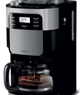 Kohvimasin integreeritud veskiga Sencor SCE7000BK