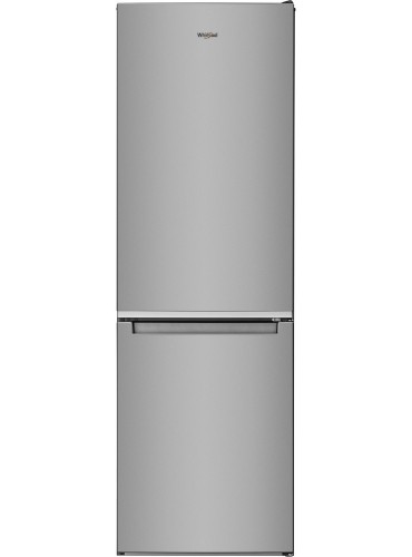 Külmik Whirlpool, 189 cm, 228/111 l, 39 dB, elektrooniline juhtimine, hõbedane